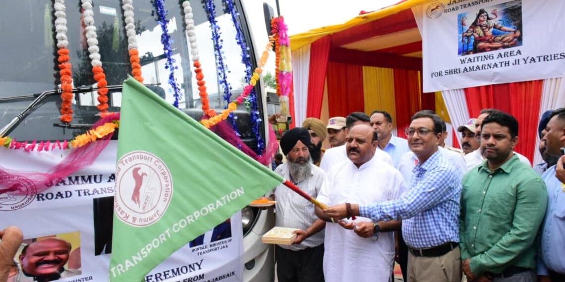 Dy CM flags off bus service from Jammu to Kalasara via Sunderbani