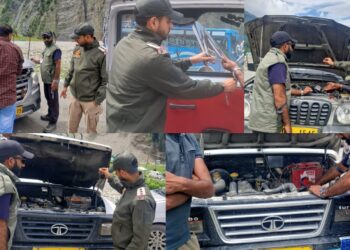 Major Traffic Enforcement Drive in Ganderbal: 67 Vehicles E-Challaned, Licenses Seized