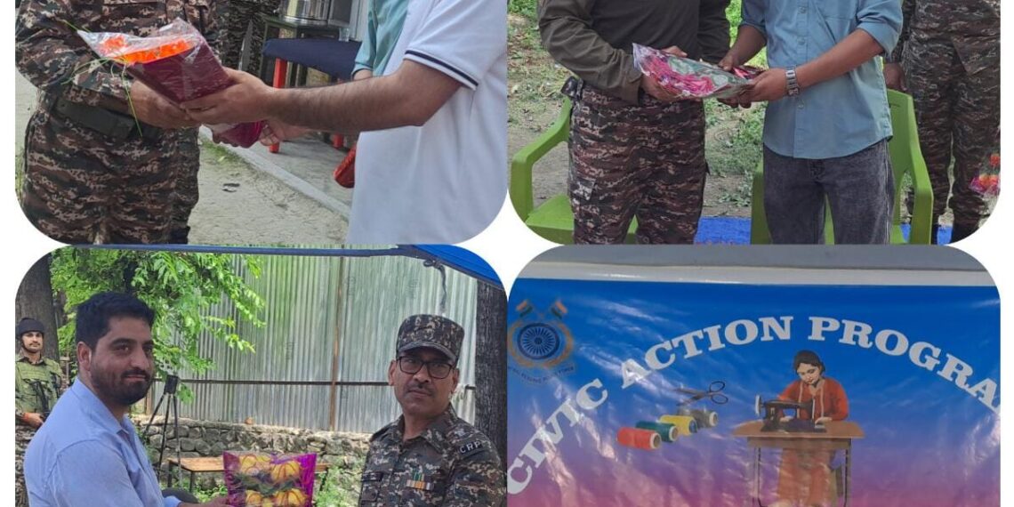 CIVIC ACTION PROGRAMME: SEWING TRAINING ORGANISED BY 180 BN CRPF IN TRAL