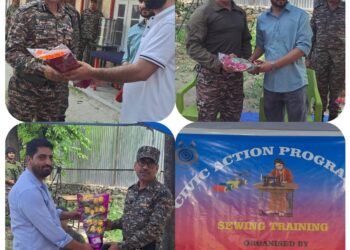 CIVIC ACTION PROGRAMME: SEWING TRAINING ORGANISED BY 180 BN CRPF IN TRAL