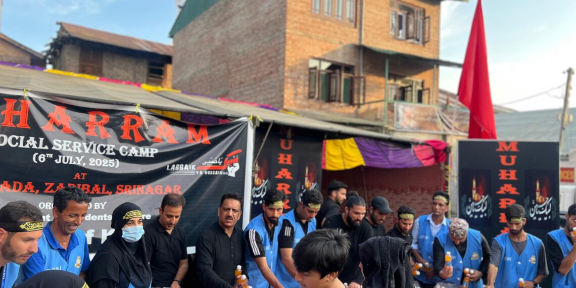 KU organises special social service camp at Imambada Zadibal on Ashura