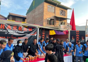 KU organises special social service camp at Imambada Zadibal on Ashura