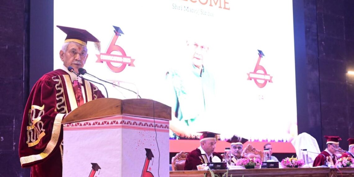 Lieutenant Governor addresses 6th Convocation Ceremony of SKUAST Kashmir