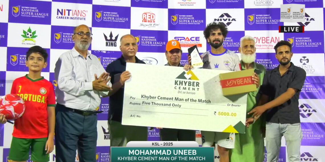 Arco United FC Storms into Qualifier 2 with Dominant Win Over New JK United FC in First Eliminator of Khyber Cement Kashmir Super League