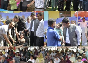 DC Ganderbal presides over distribution camp for Children with special needs