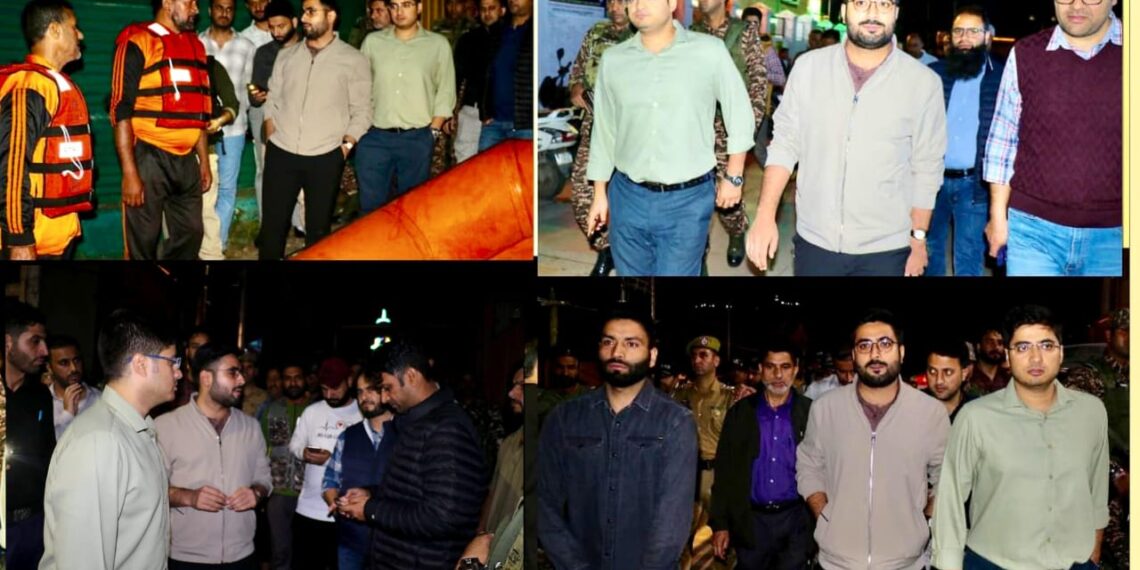 DC Srinagar & Commissioner SMC conduct tour of City areas to assess preparedness measures put in place in view of prevailing weather conditions