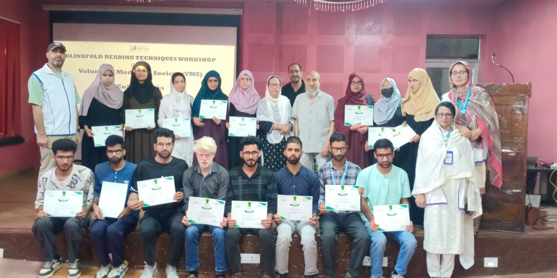 Voluntary Medicare Society Concludes Computer Training Course for the Visually Impaired with Support from EnAble India