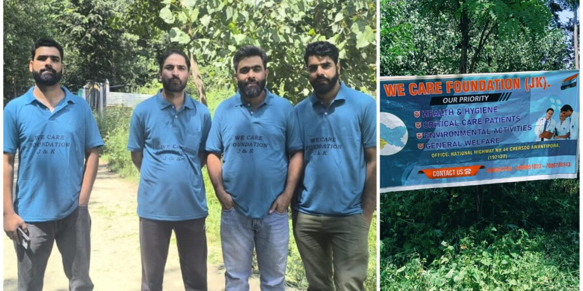 Volunteers Lead Anti-Cannabis Drive in Awantipora, Clear Canals with Own Resources