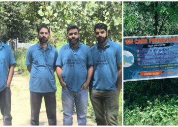 Volunteers Lead Anti-Cannabis Drive in Awantipora, Clear Canals with Own Resources