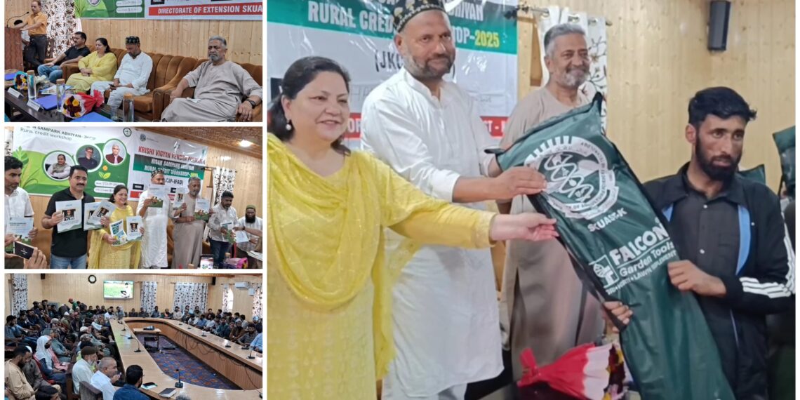 Krishi Vigyan Kendra Pulwama organizes Krishi Sampark Abhiyan-Rural Credit Workshop at Tral 