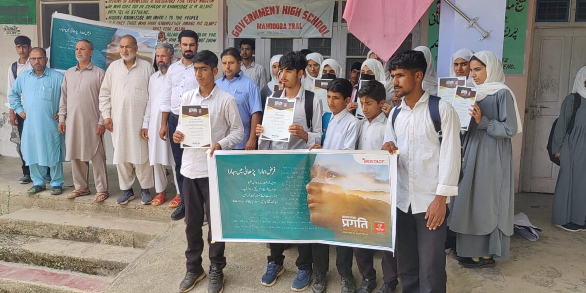 BIOSTADT India Ltd. Extends CSR Scholarship Support to Students in Tral