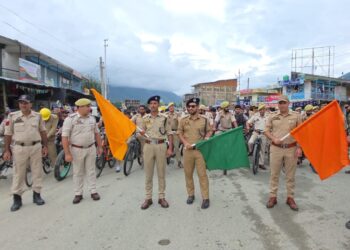 Fit India Movement: Ganderbal Police Organises Cycle Race from Manigam to Sumbal Bridge