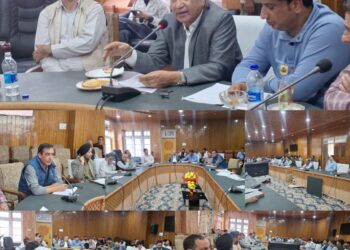 MLA Tarigami reviews achievements & plans of Horticulture deptt Kulgam