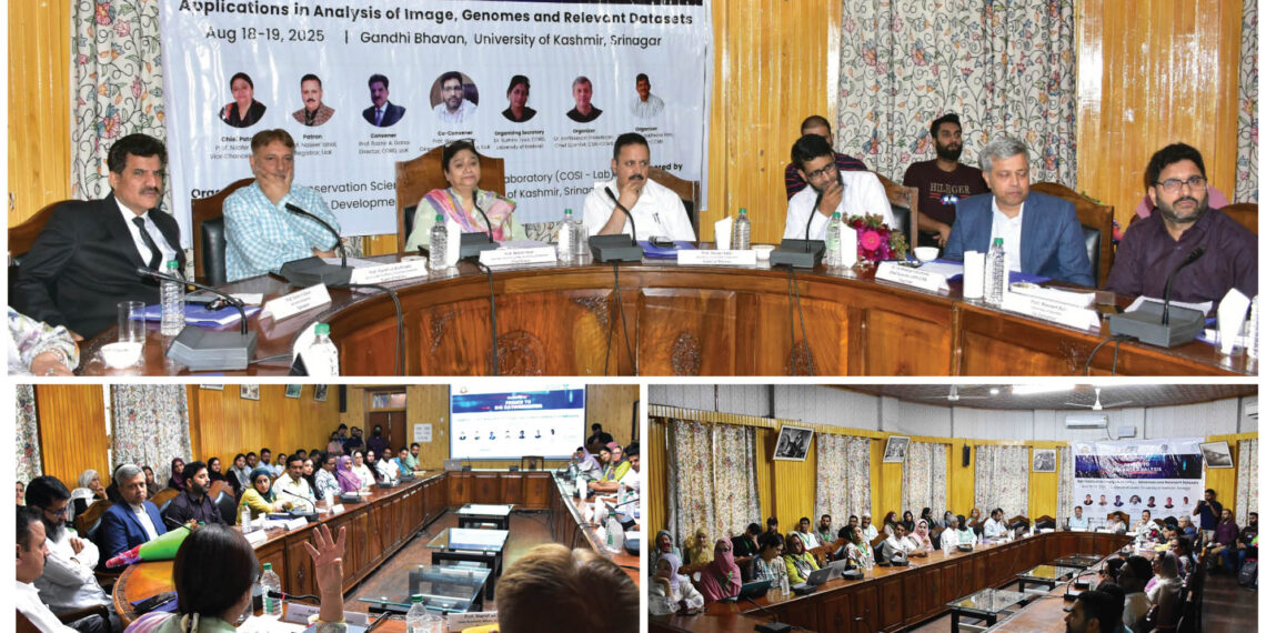 Workshop on big data analysis begins at Kashmir University