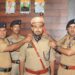 Pipping ceremony of newly promoted Superintendent of Police held at DPO Ganderbal