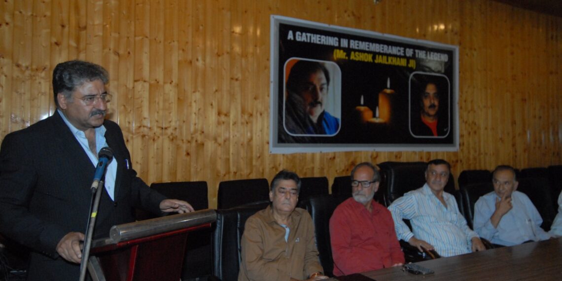 Former Doordarshan ADG Ashok Jailkhani Remembered at Condolence Meet in Srinagar