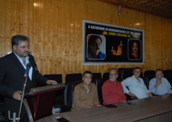 Former Doordarshan ADG Ashok Jailkhani Remembered at Condolence Meet in Srinagar