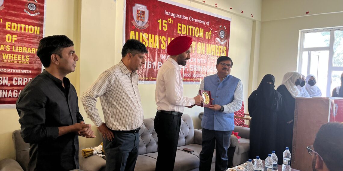 15th Edition of Alisha’s Library on Wheels Debuts at Govt. Boys Higher Secondary School, Sangam, Idgah, Kashmir