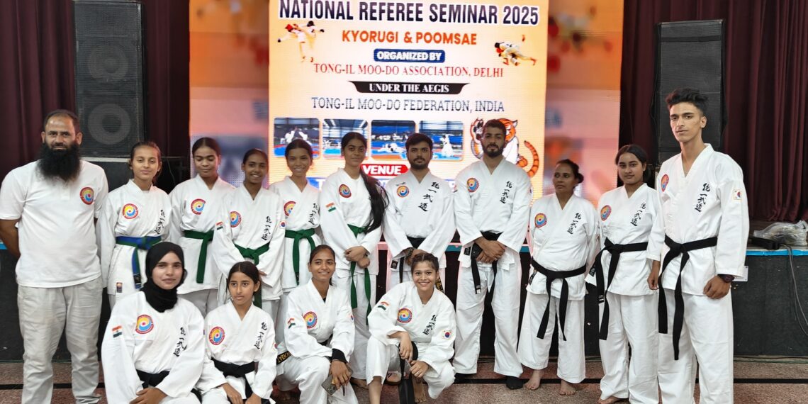 7 Athletes from J&K Tong Il Moo Do Association Successfully Complete National Referee Seminar