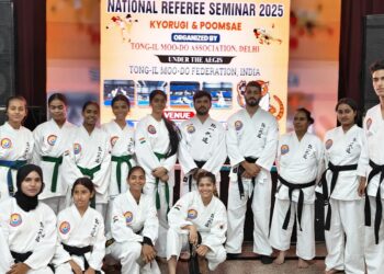7 Athletes from J&K Tong Il Moo Do Association Successfully Complete National Referee Seminar