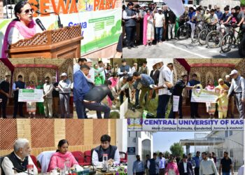 Commissioner Secretary Mandeep Kaur Participates in Sewa Parv Program in Ganderbal
