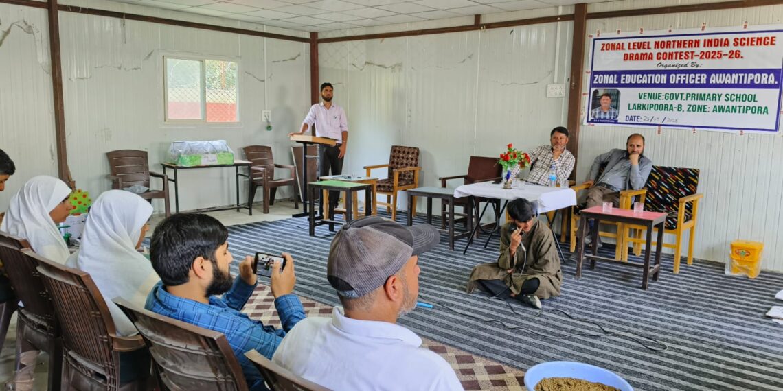 Zonal Level Science Drama Contest Held at Awantipora: UPS Jawbrara Wins, Advances to District-Level Round