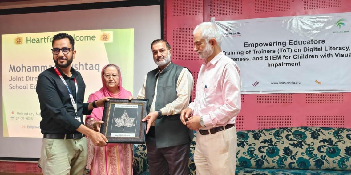 VMS & EnAble India Concludes Three-Day Training of Trainers (ToT) on Digital Literacy, and STEM for Special Educators