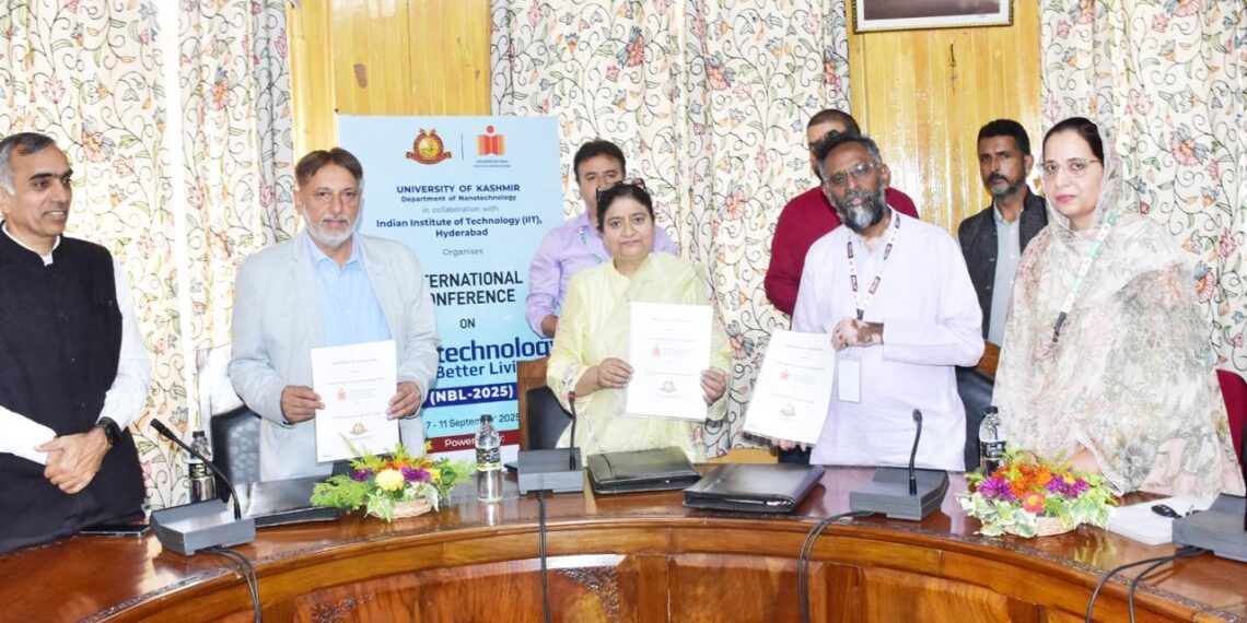 KU & IIT Hyderabad forge partnership for cutting-edge Nanotech Research at NBL-2025