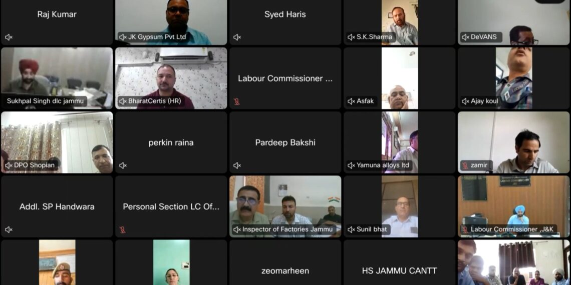 Labour Commissioner J&K hosts online Webinar on Swasth Nari, Sashakt Parivar Abhiyan under Sewa Parv 2025