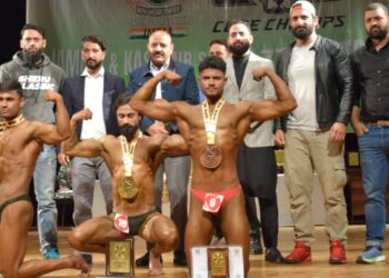 Dy. CM attends NPC body building and physique competition, distributes medals, trophies among winners