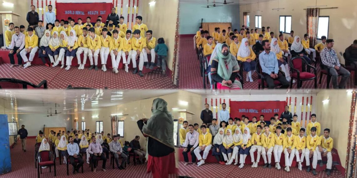 TLSC Tangdhar Organizes Awareness and Action Programme on World Mental Health Day at Army Goodwill School, Teetwal Karnah