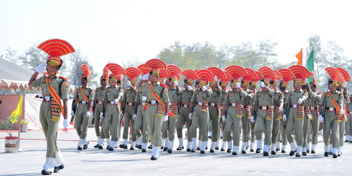 Passing Out Parade of 167 Recruit Constables (Tradesmen) of Batch No. 44 Held at STC BSF Humhama, Kashmir