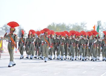 Passing Out Parade of 167 Recruit Constables (Tradesmen) of Batch No. 44 Held at STC BSF Humhama, Kashmir