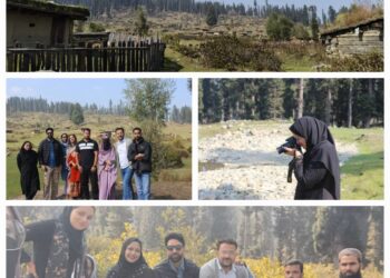 DJMC IUST Organises Educational Trip to Namblan, Pulwama
