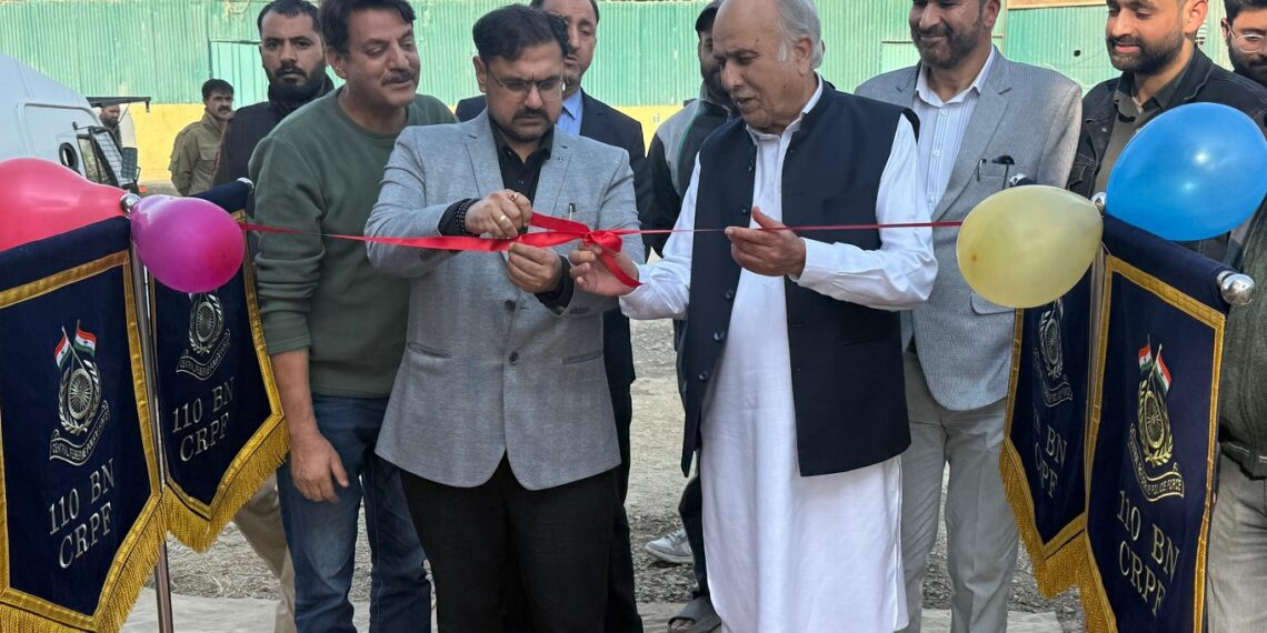 Satish Sharma inaugurates first digital weighbridge at Lethpora FSD