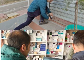 Drug Controller Shopian Seals Medical Shop