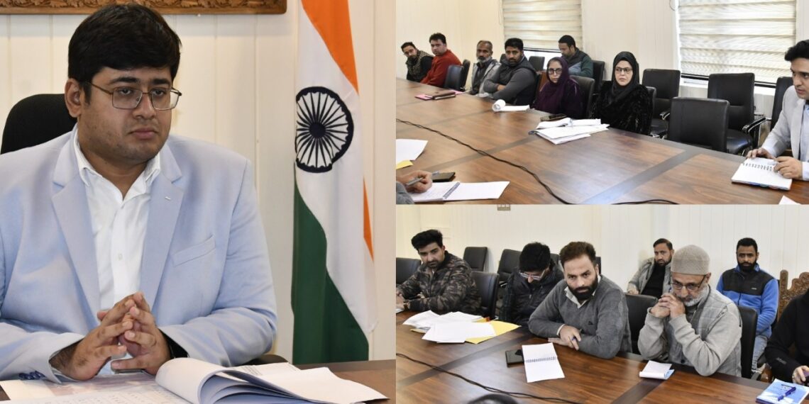 DC Ganderbal chairs District Steering Committee meeting for Green India Mission