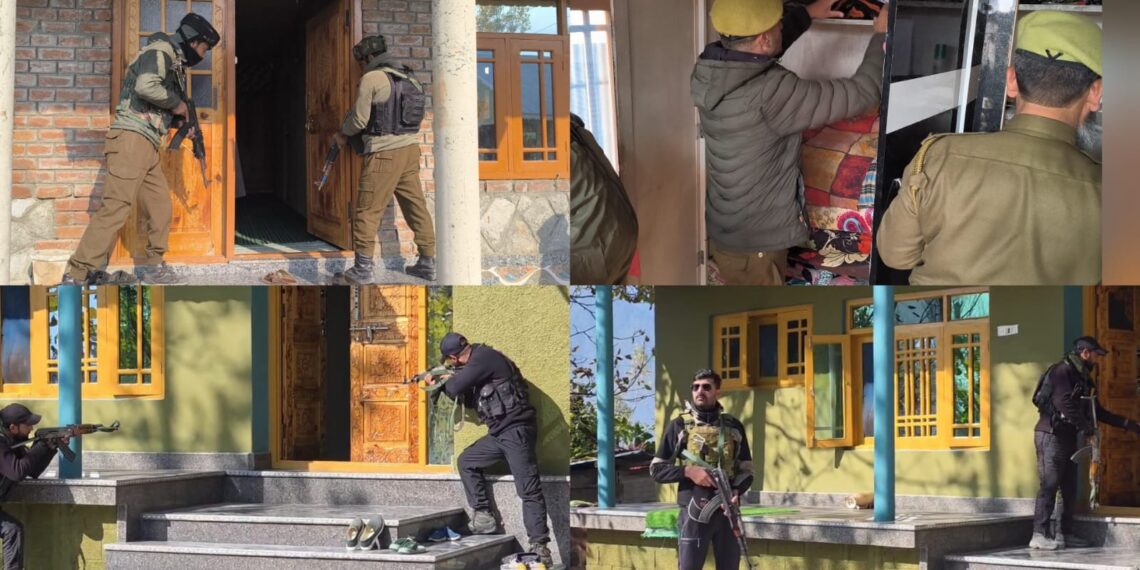 Police Launch Massive Crackdown in Ganderbal on J&K Nationals Operating from Pakistan