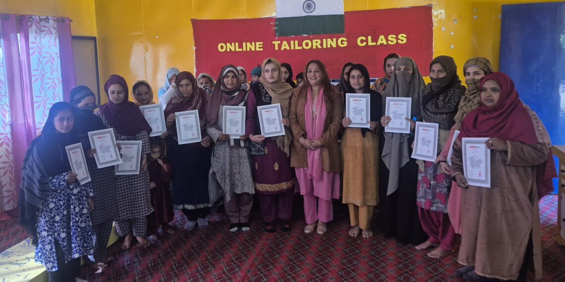Indian Army’s Shakti Vijay Brigade Empowers Tithwal Women with Tailoring Course Graduation Ceremony