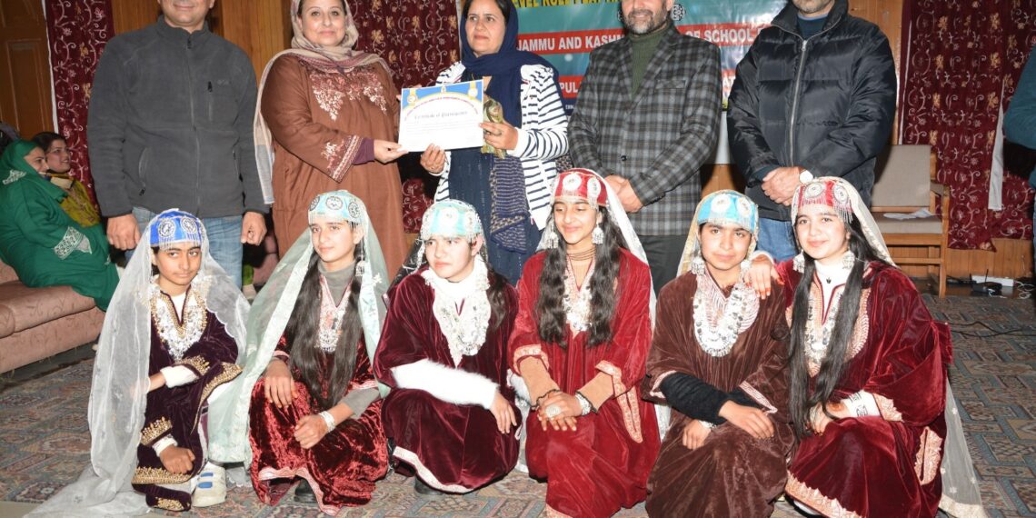 Educational Zone Awantipora Shines at UT Level Role Play & Folk Dance Competition