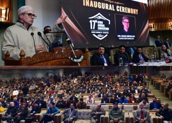 CM Omar Abdullah addresses 17th Annual Convention of ATOAI at SKICC