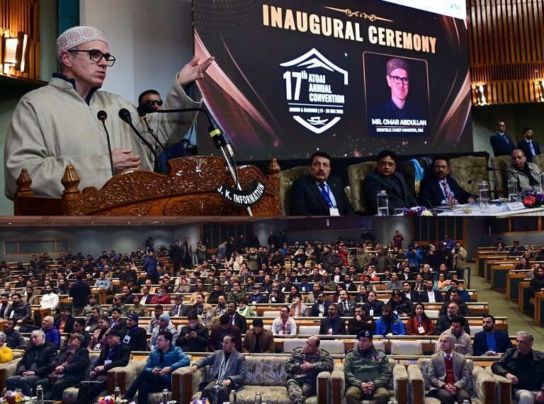 CM Omar Abdullah addresses 17th Annual Convention of ATOAI at SKICC