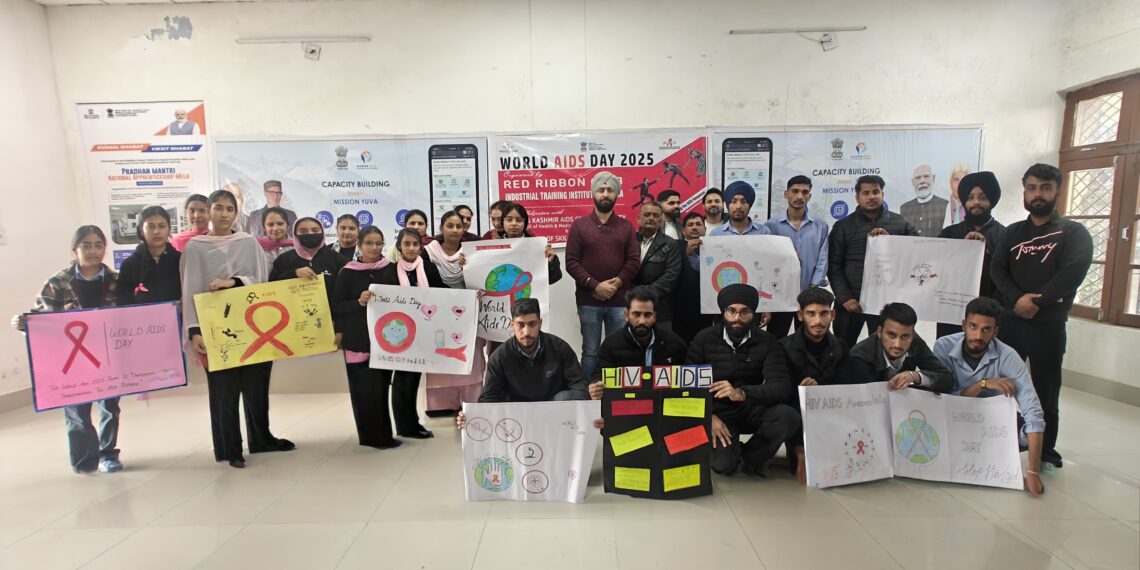 World AIDS Day Observed at ITI R.S. Pura Jammu