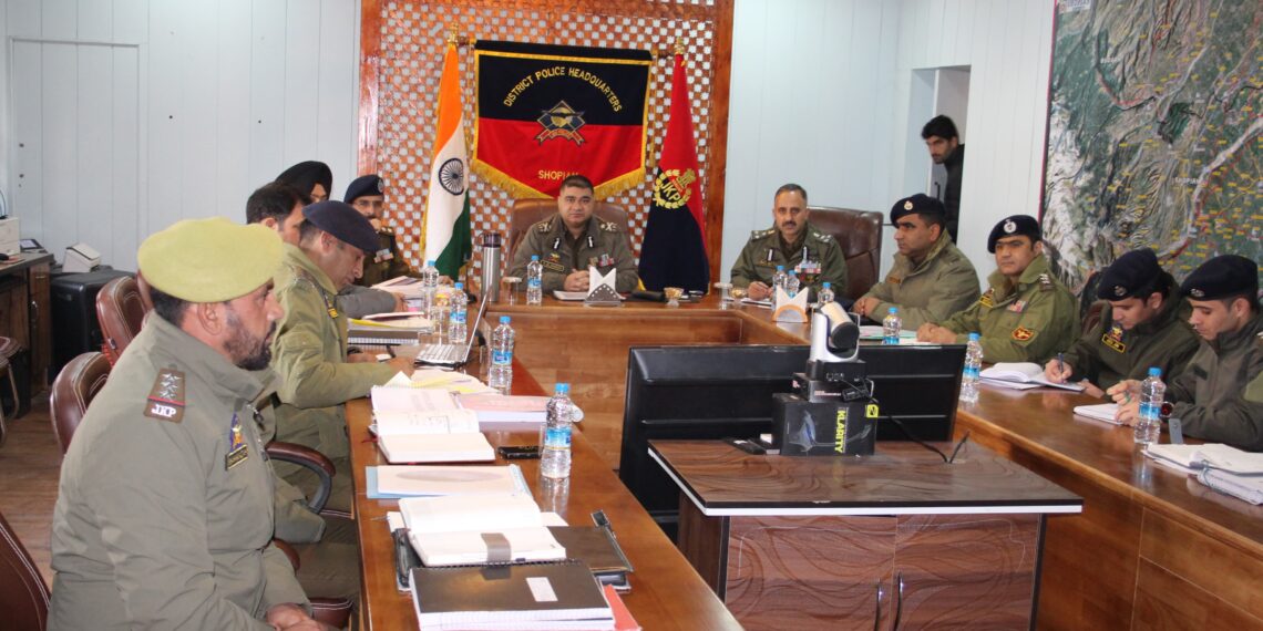 IGP Kashmir visits District Shopian, reviews crime and security scenario