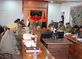 IGP Kashmir visits District Shopian, reviews crime and security scenario