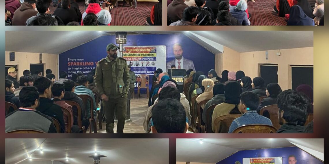 Police Awantipora Organises Drug Awareness Programmes at Pampore