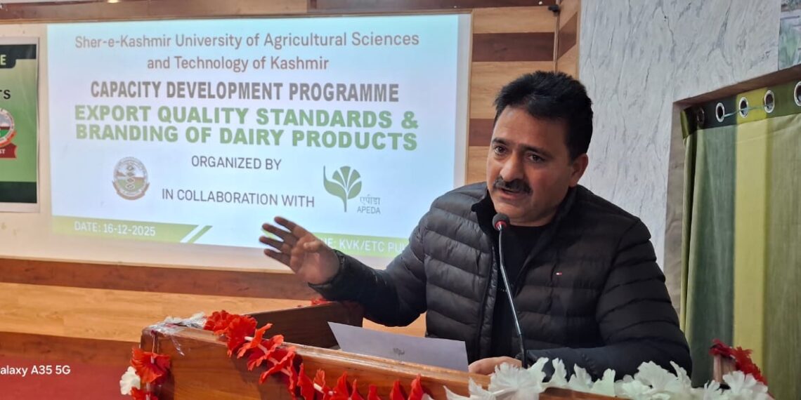 KVK, APEDA Organise One-Day Training on Export Quality Standards and Branding of Dairy Products