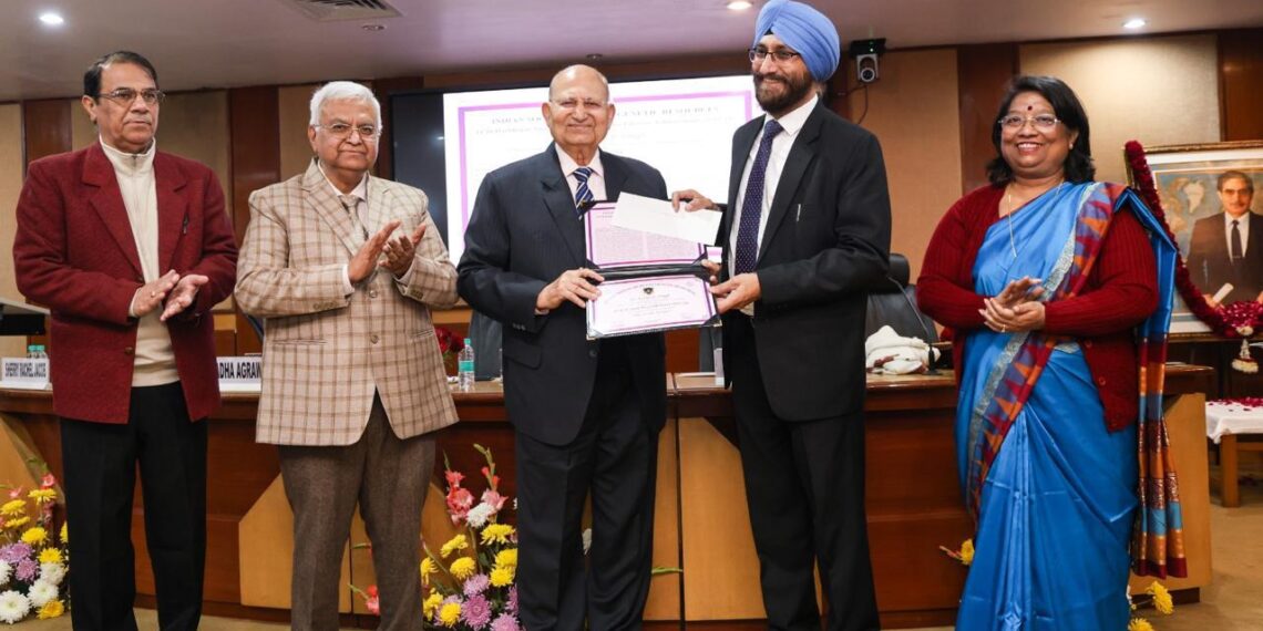 Dr. Harbaksh Singh Congratulates Prof. Kuldeep Singh on Prestigious National Award