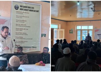 Awareness Programme on Labour Codes Held at Aripal Tral