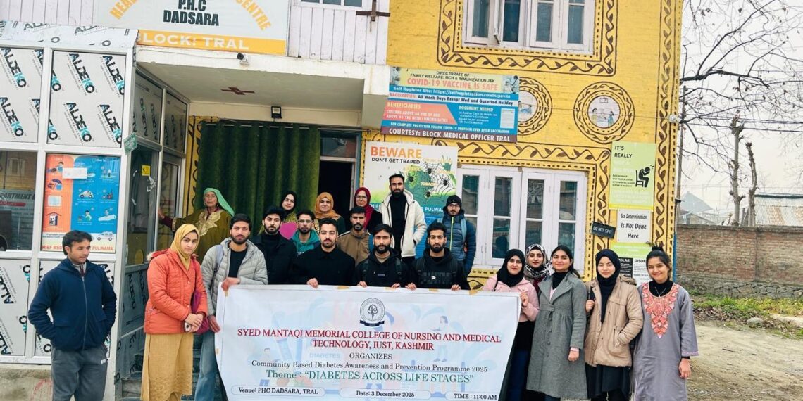 IUST Organises Community-Based Diabetes Awareness & Prevention Programme